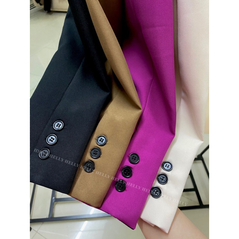 ÁO BLAZER NỮ HAI NÚT ĐÁNH EO NHẸ