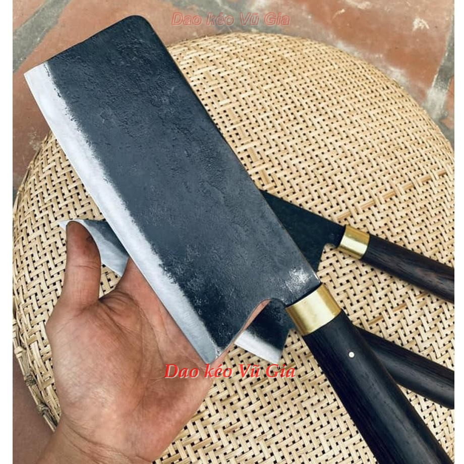 Dao chặt xương nhíp xe cao cấp rèn thủ công - bảo hành 12 tháng