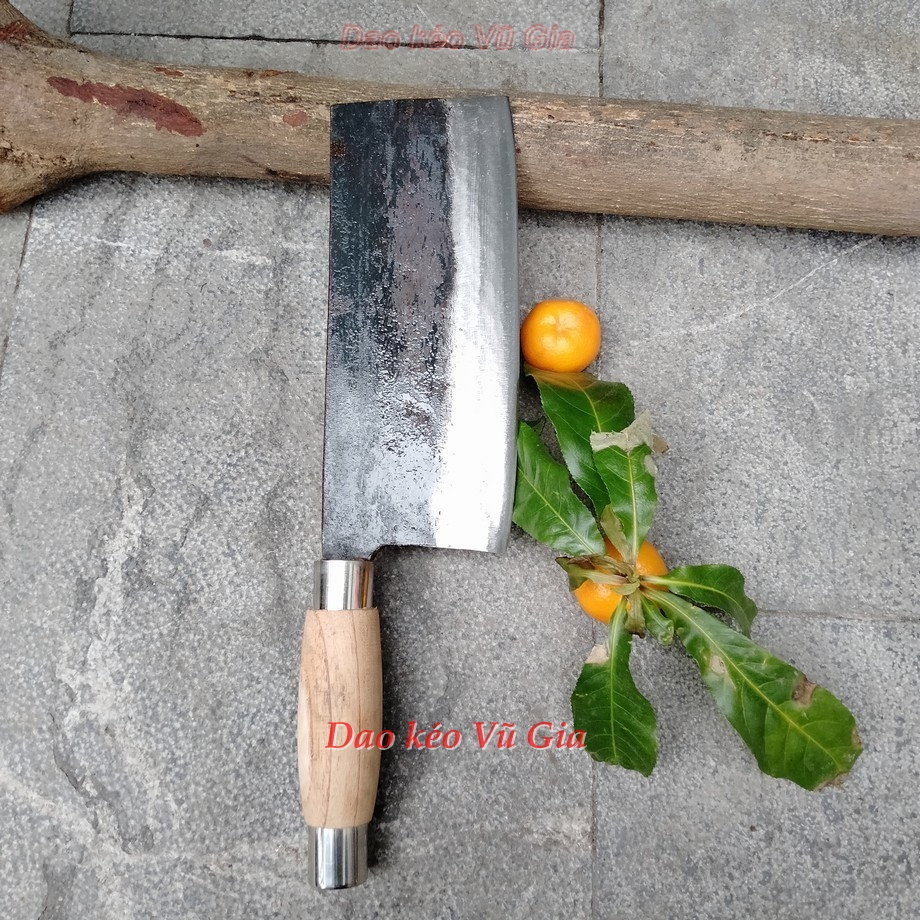 Dao chặt xương nhíp xe cao cấp rèn thủ công - bảo hành 12 tháng