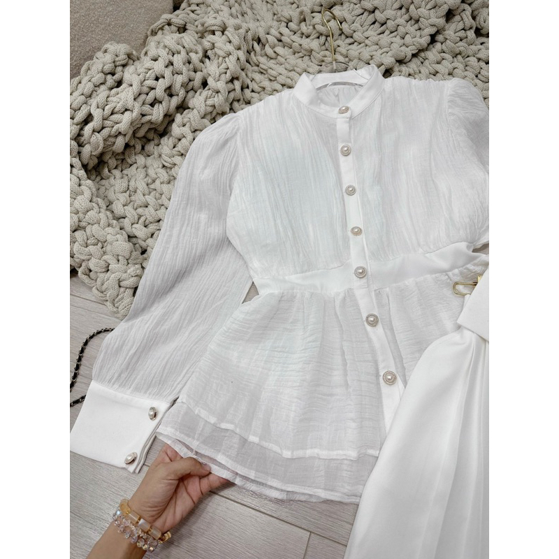 Sét áo lụa đũi tay ngắn + quần đùi - Free size dưới 54kg