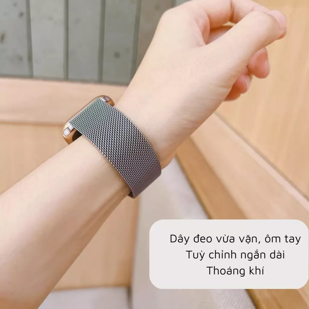 Dây Đeo Đồng Hồ AW iWatch Thép Không Gỉ Series 8 7 SE-6-5-4-3-2-1 Size 38mm 42mm 40mm 44mm 41mm 45mm - Minh An Saigon