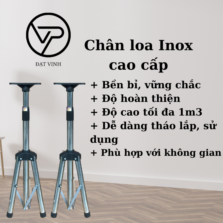 Chân loa đứng inox loại thấp Đạt Vinh