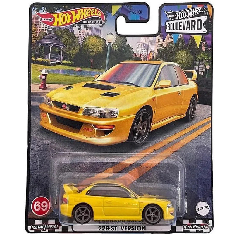 Hobby Store xe mô hình Hot Wheels Premium Boulevard Subaru Impreza Vàng