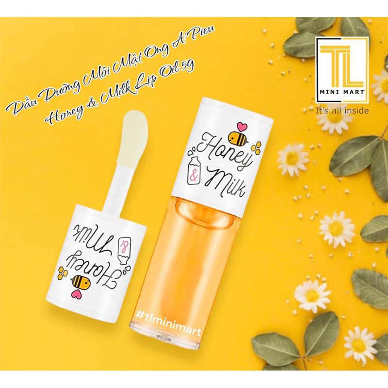 Dầu dưỡng môi mật ong a’pieu honey & milk lip oil 5g