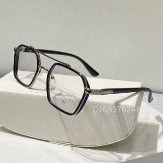 [Ảnh Thật] Kính thời trang nam nữ Chrome Heart giá rẻ, Gọng cận thời trang Japan thiết kế mắt vuông, Full Box