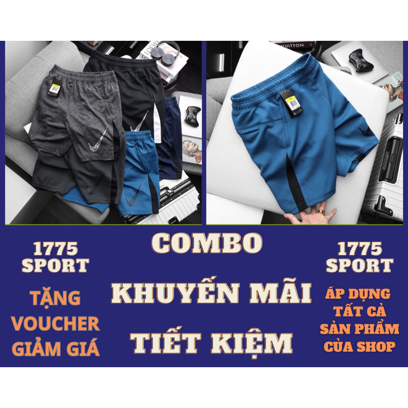 Quần short thể thao nam - quần tập gym nam - quần thể thao nam - quần đùi nam thể thao