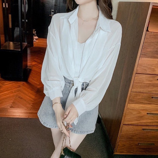 🔻Sơ Mi Tay Phồng Cột Eo + 2 dây🔻