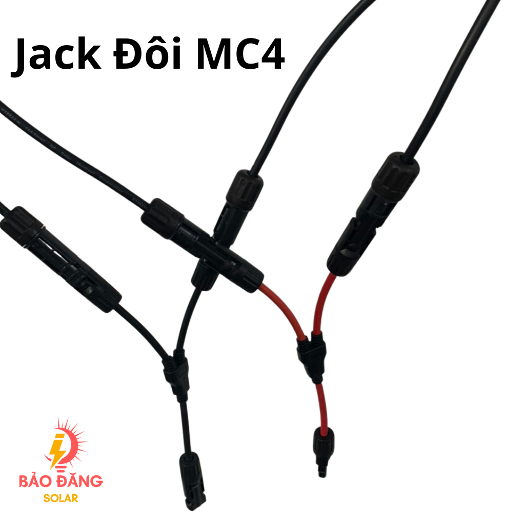 Cặp Jack đôi MC4 ( Jack đôi kết nối 2 tấm pin)
