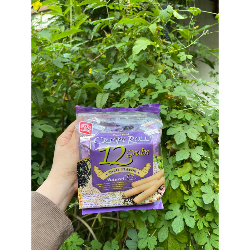 Bánh Ngũ Cốc Dinh Dưỡng 12 Loại Đậu PeiTien Crispi Roll Đài Loan 180gr