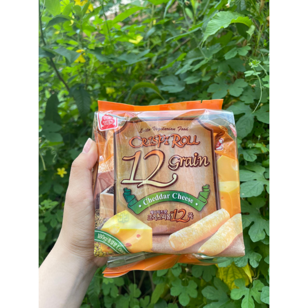 Bánh Ngũ Cốc Dinh Dưỡng 12 Loại Đậu PeiTien Crispi Roll Đài Loan 180gr