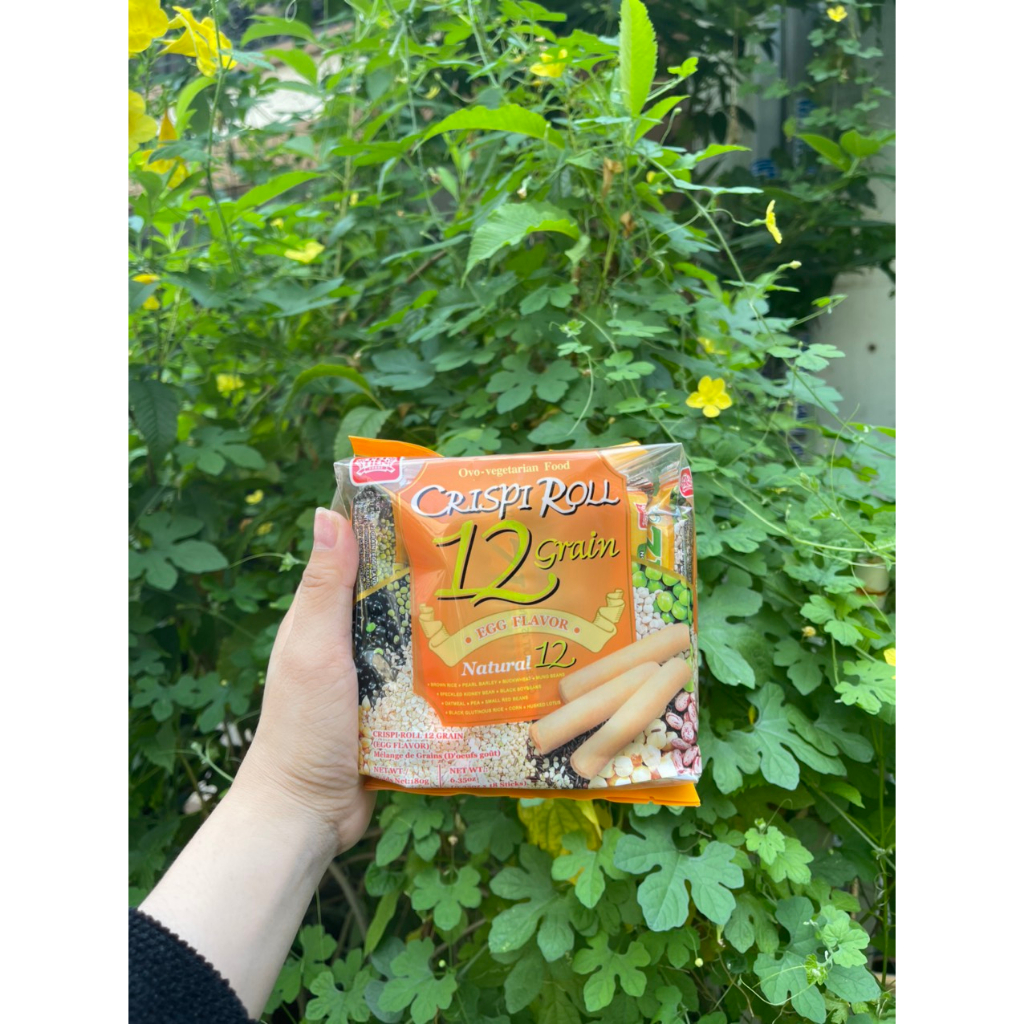 Bánh Ngũ Cốc Dinh Dưỡng 12 Loại Đậu PeiTien Crispi Roll Đài Loan 180gr