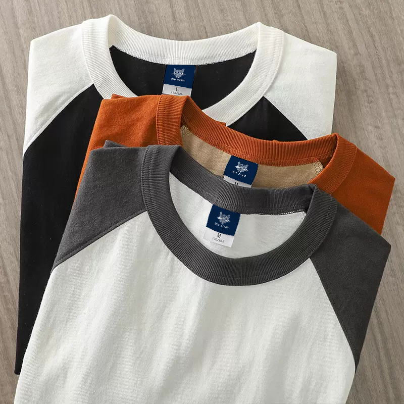 Áo thun RAGLAN tay lỡ oversized phối tay THE ZOOZ nam nữ unisex form rộng 100% cotton 255 gram TZ STUDIO