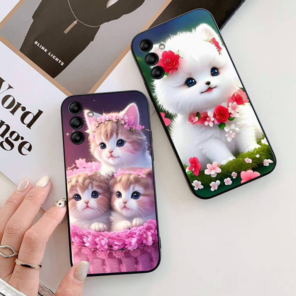 Ốp lưng Samsung a14 5g / ss a04s / ss a13 5g / ss a04  / a34 5g in hình chú mèo dễ thương cute
