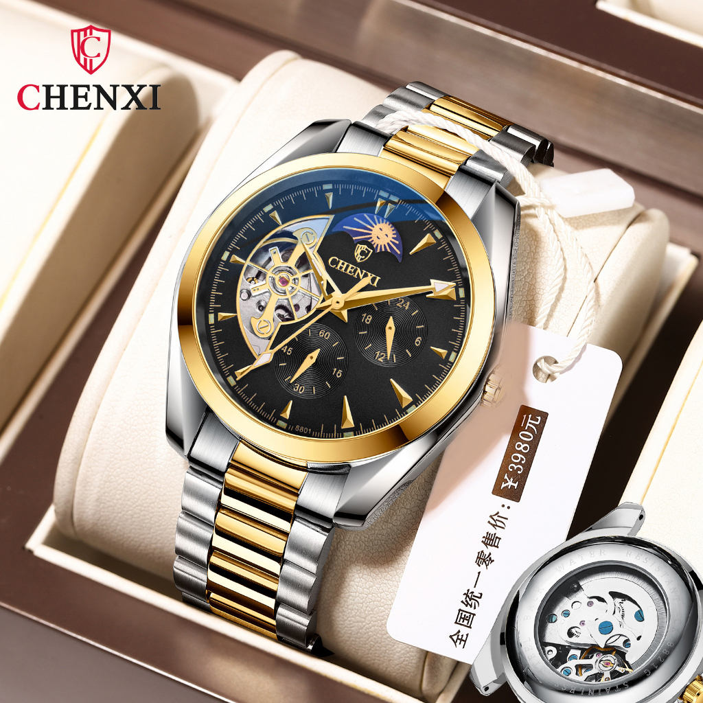 Đồng hồ CHENXI Máy Cơ Chính Hãng - Thiết kế sang trọng, lịch lãm, bảo hành 12 tháng