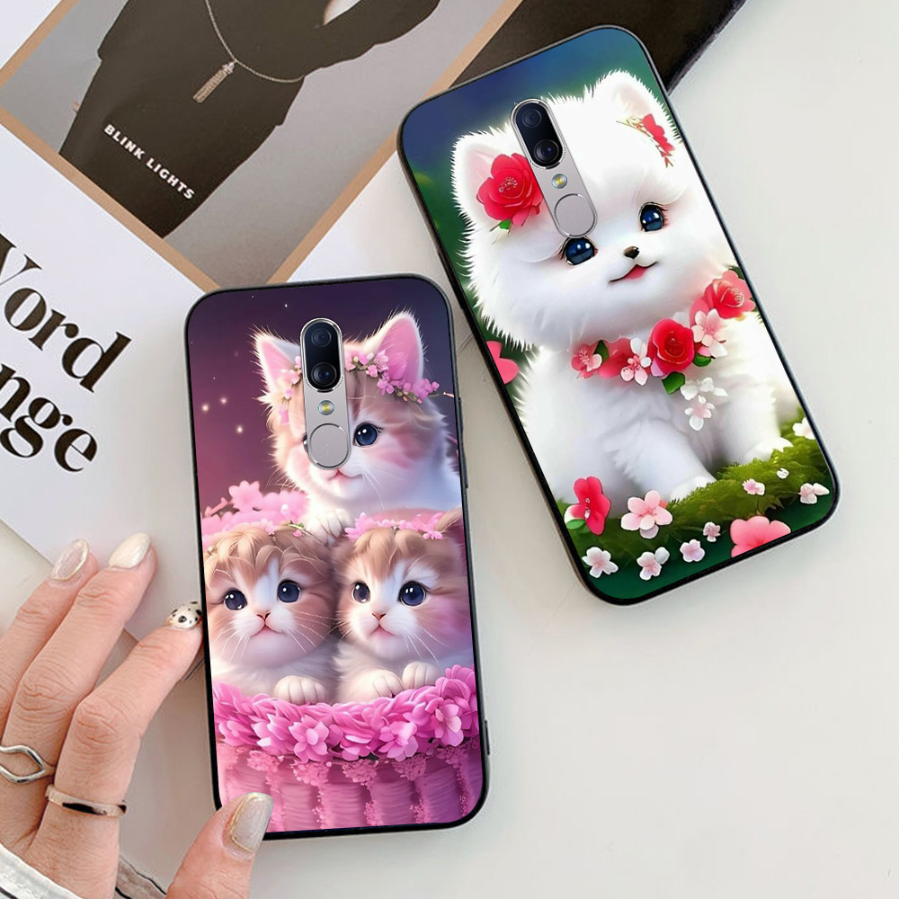 Ốp lưng oppo f11 / oppo f11 pro in hình chú mèo dễ thương cute