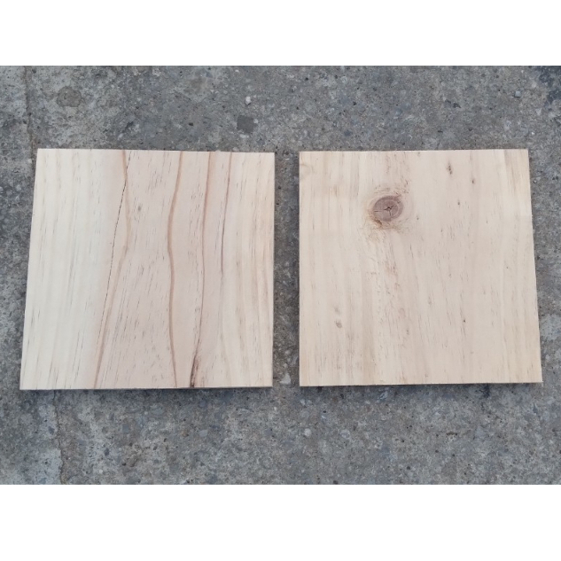 Tấm gỗ thông vuông 20cm dày 1.8cm, trang trí nhà cửa, handmade, DIY , kệ sách, khắc laser, in chữ Greenhouse-ngoinhaxanh