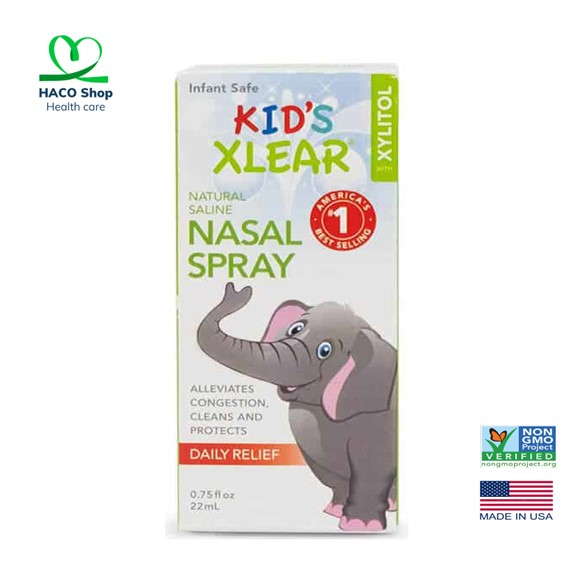Xịt mũi Kid's Xlear cho bé 22ml