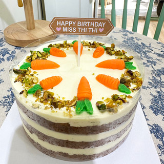 CARROT CHEESECAKE - Bánh Phô Mai Cà Rốt