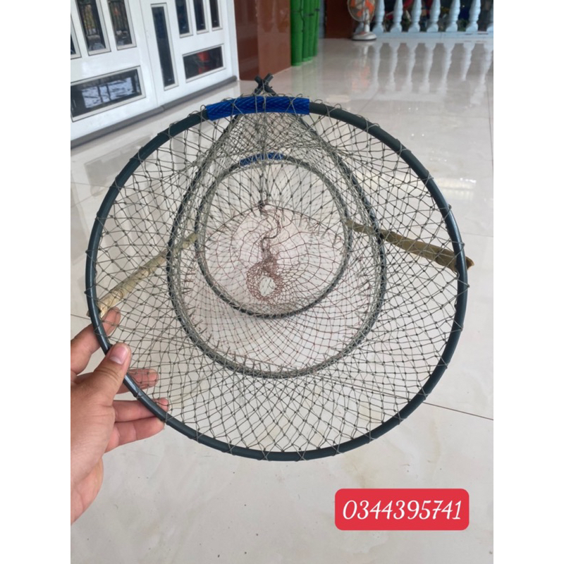 lờ cá cãi tiến vàng mủ rộng 300cm dài 500cm bẫy được rất nhiều loại cá