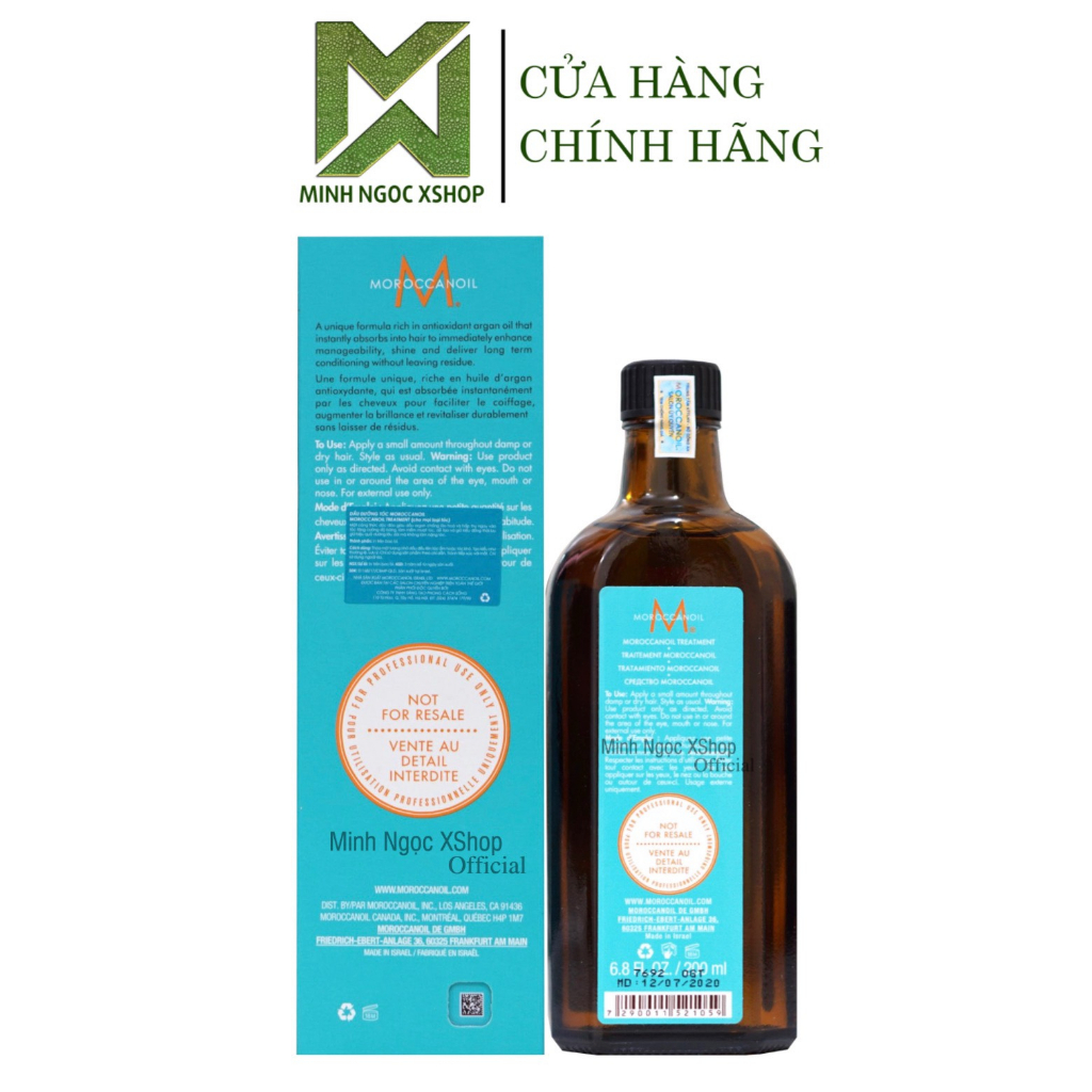 Tinh dầu dưỡng tóc Moroccanoil Treatment Original 10ML - 15ML - 25ML - 50ML - 100ML - 200ML