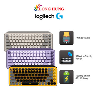Bàn phím cơ Bluetooth Logitech Pop Keys - Hàng chính hãng
