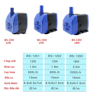 Bơm đáy RS-Electrical dành cho hồ cá nhiều công suất