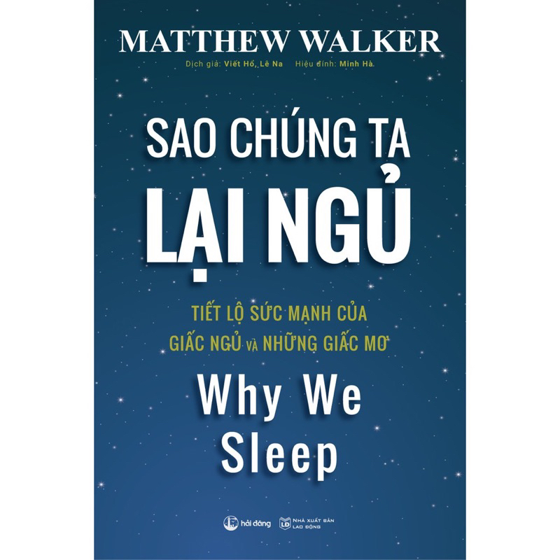 Sách - Sao Chúng Ta Lại Ngủ - Why We SLeep