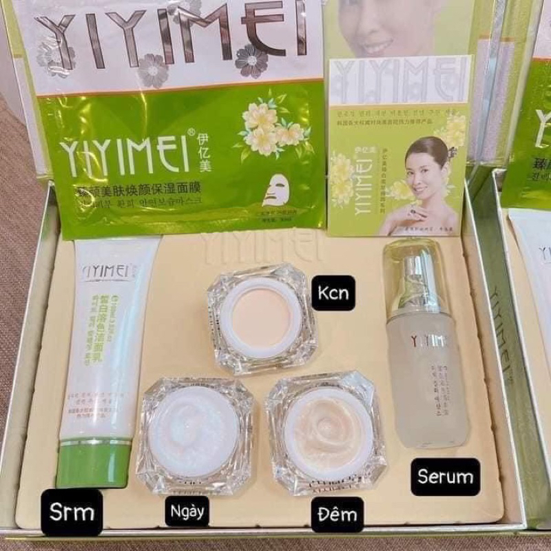[Chính Hãng] Mỹ phẩm làm mờ nám Yiyimei 5in1, Kem nám, tàn nhang, dưỡng trắng da cao cấp Yiyimei. | BigBuy360 - bigbuy360.vn