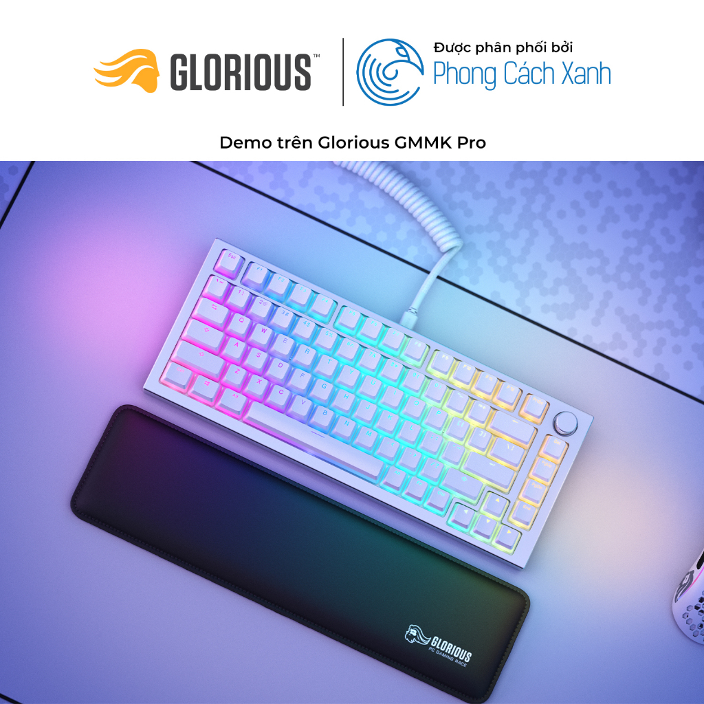 Bộ Keycap Pudding Glorious Aura V2 PBT Doubleshot thay thế - 145 phím - Hàng Chính Hãng