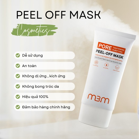 Mặt Nạ Lột Peel Off Mask M3M 80g chính hãng - check mã vạch