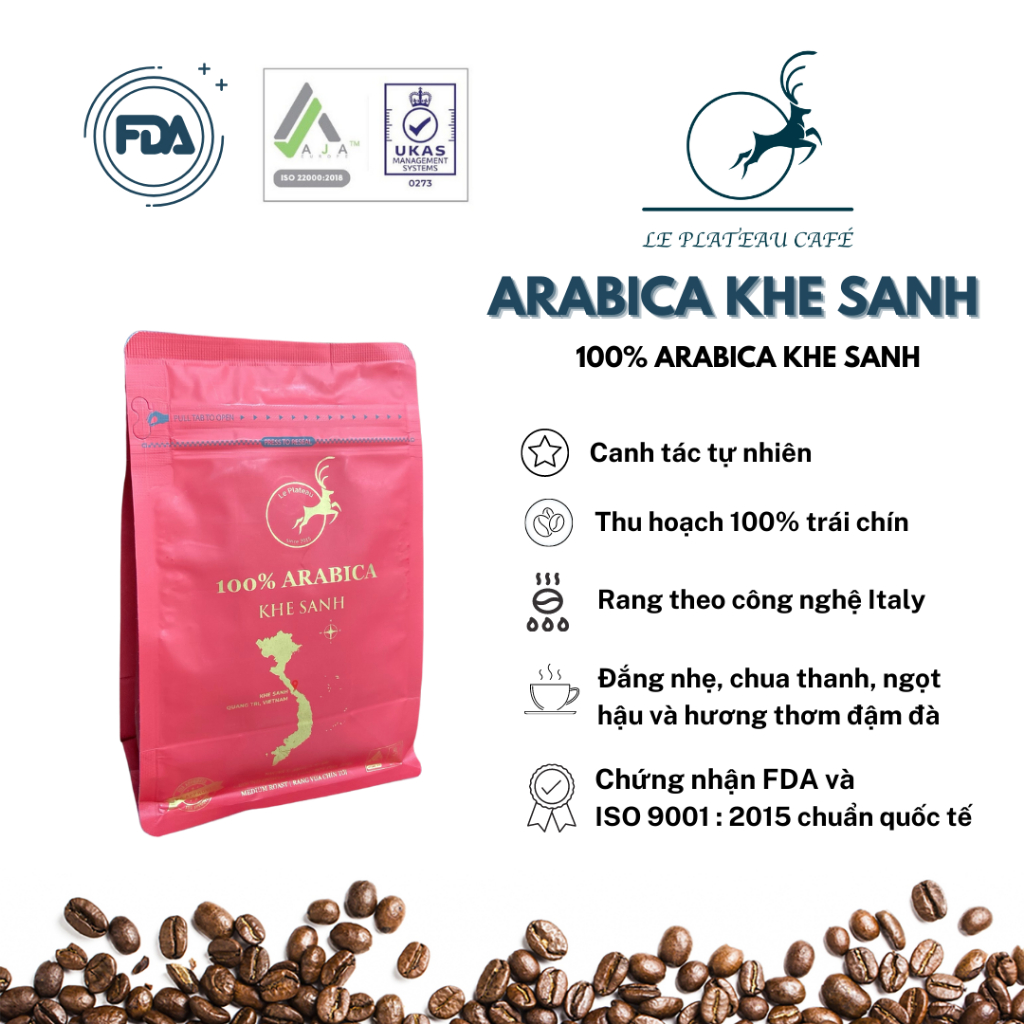 CÀ PHÊ NGUYÊN CHẤT ARABICA KHE SANH - LE PLATEAU COFFEE - Một trong những loại cà phê Arabica ngon nhất Việt Nam