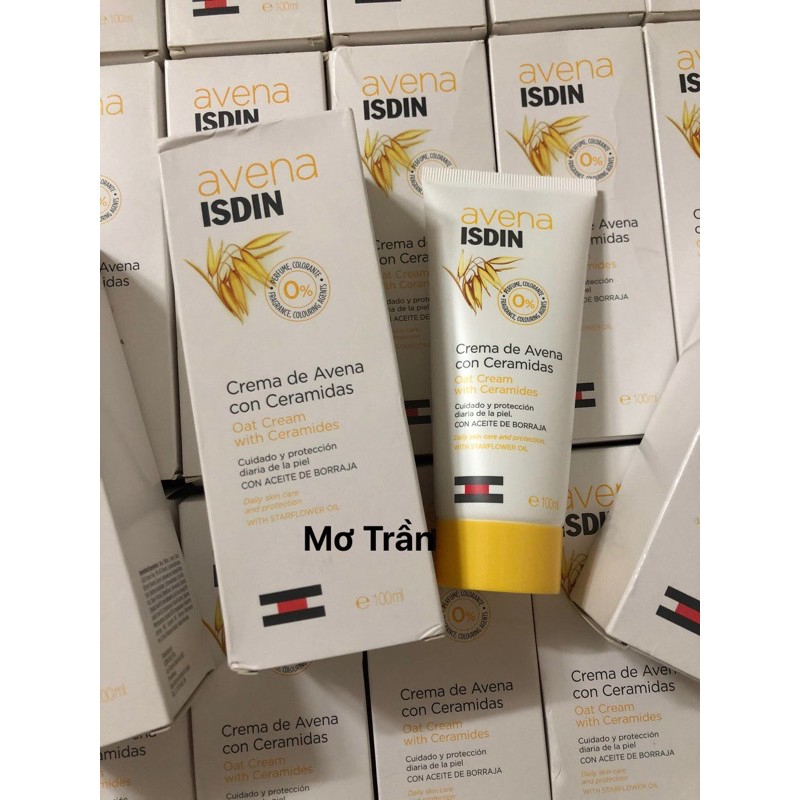 Isdin avena moisturing cream - Kem dưỡng ẩm, phục hồi yến mạch 100ml