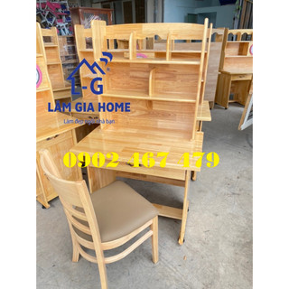 Bàn học sinh liền kệ gỗ thông chống nước