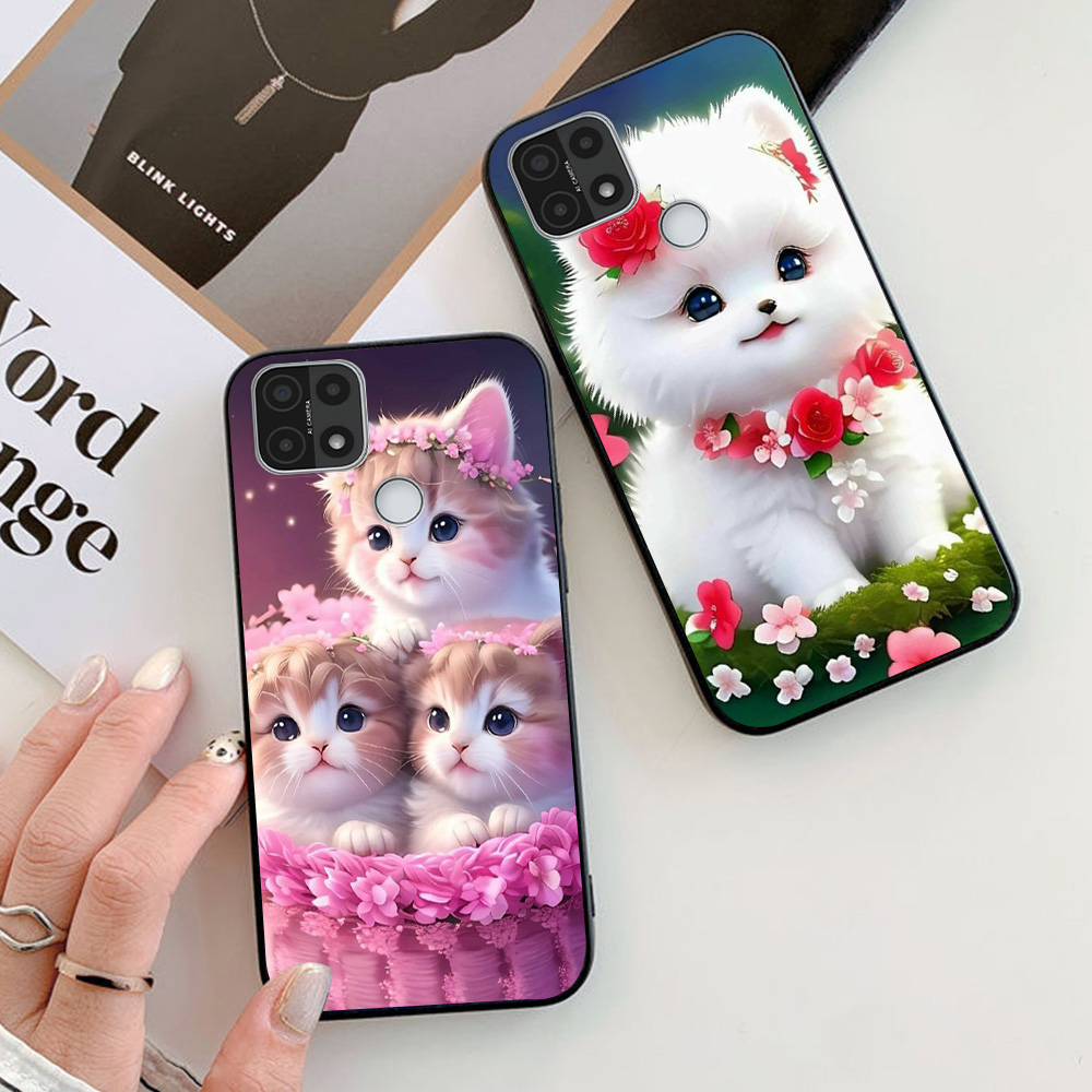 Ốp lưng oppo a15 / oppo a15s in hình chú mèo dễ thương cute