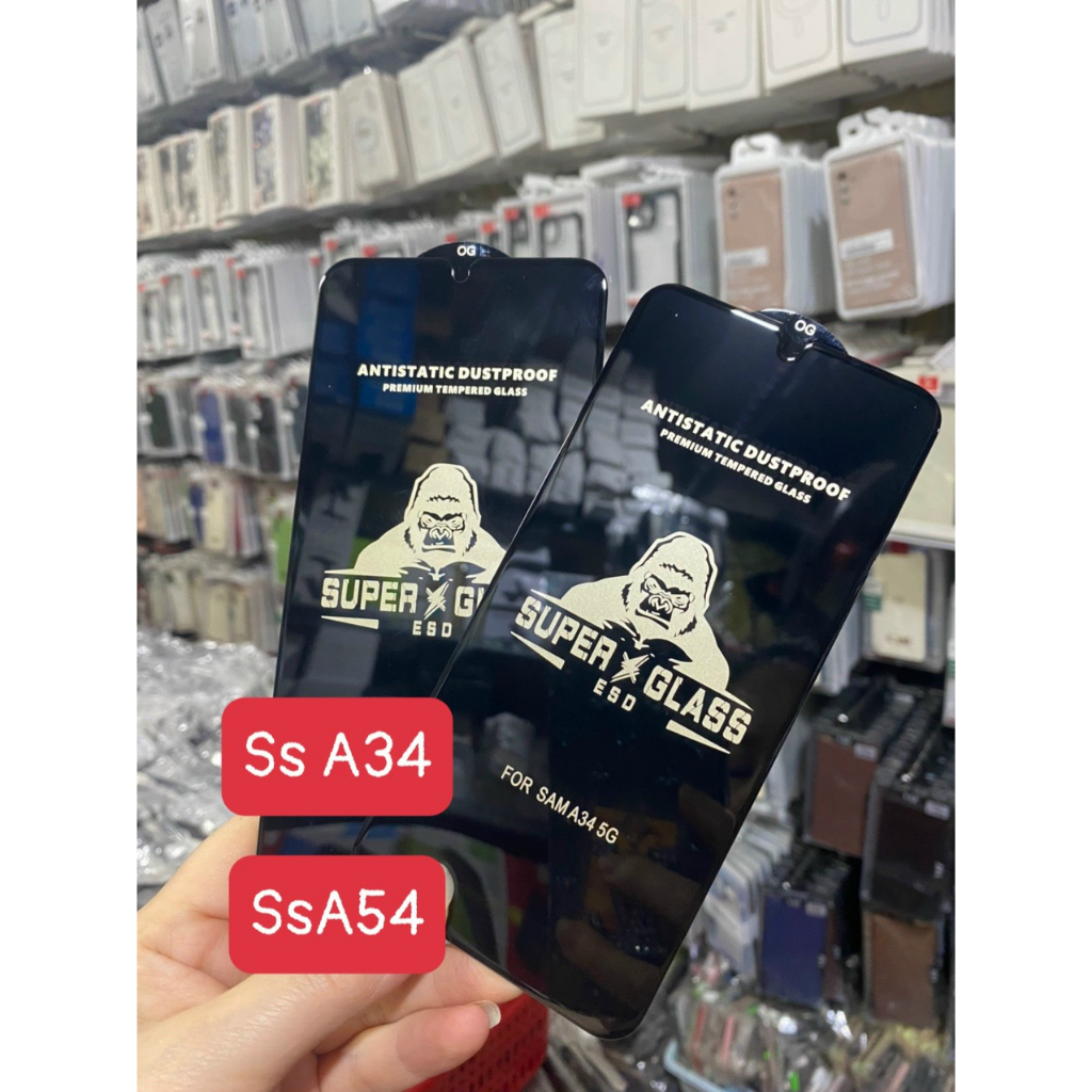 Kính cường lực Super KingKong OG hàng chính hãng cho Samsung Galaxy /A34 5G/A54 5G