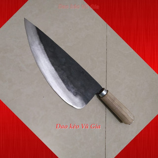  Dao Lọc Thịt Siêu Sắc Rèn Thủ Công Cán Gỗ - Dao Kéo Tiến Lộc 