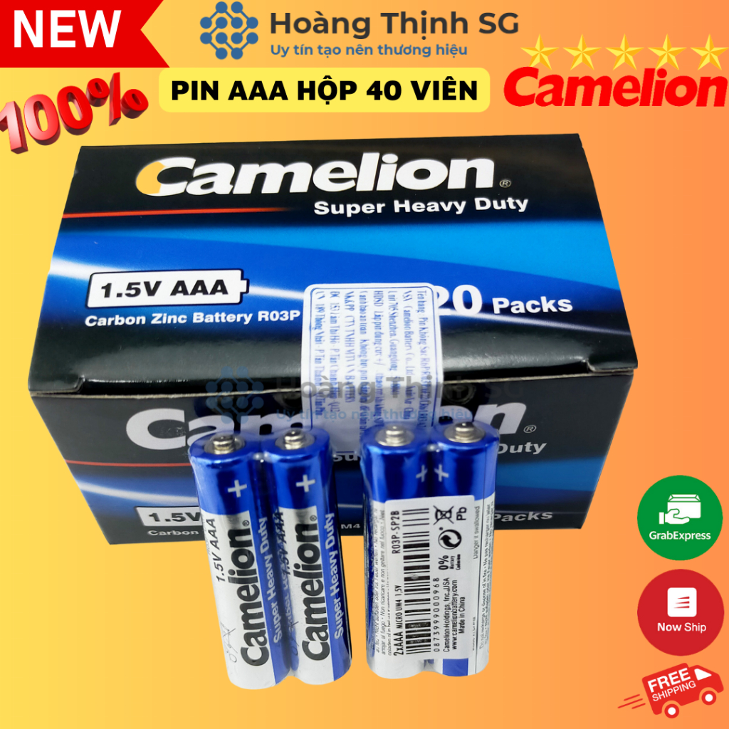 Pin AA  Camelion, pin tiểu AAA  Camelion Super Heavy Duty Chính hãng