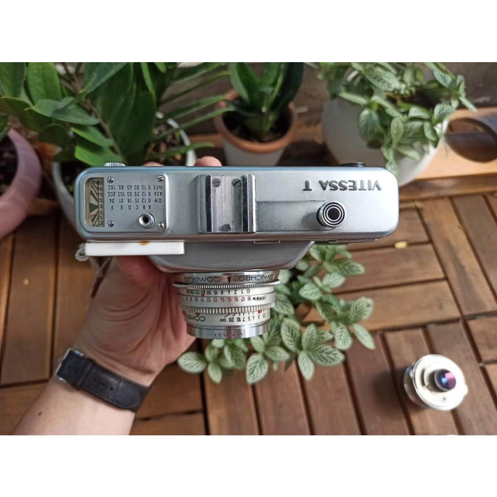 Máy ảnh Voitlander Vitessa T Rangfinder + Color Skopar 2.8/50mm + Super-Dynaret 4.8/100mm + Skoparet 3.4/35mm lens