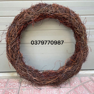 Vòng nguyệt quế , vòng treo cửa trang trí Tết noel