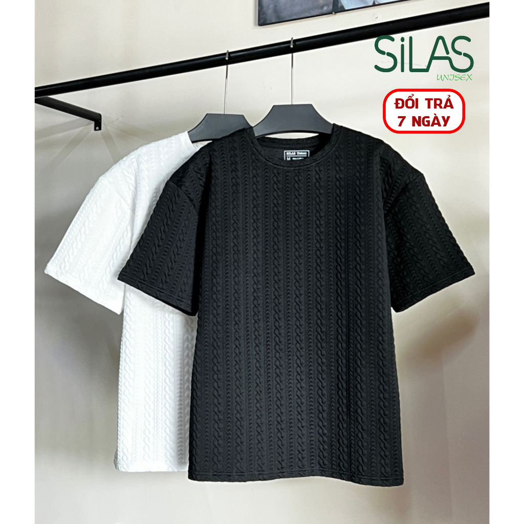 Áo Thun Tay Ngắn Rency Họa Tiết Nổi Độc Lạ SIlas