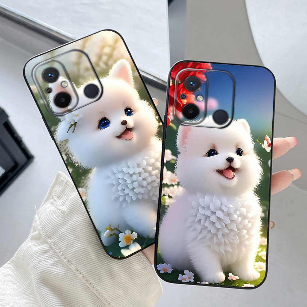 Ốp lưng xiaomi redmi 12c in hình chú mèo dễ thương cute