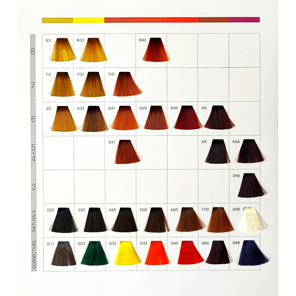 Màu nhuộm cơ bản cho Salon tóc MOCHEQI 100ml - Bảng màu 2022