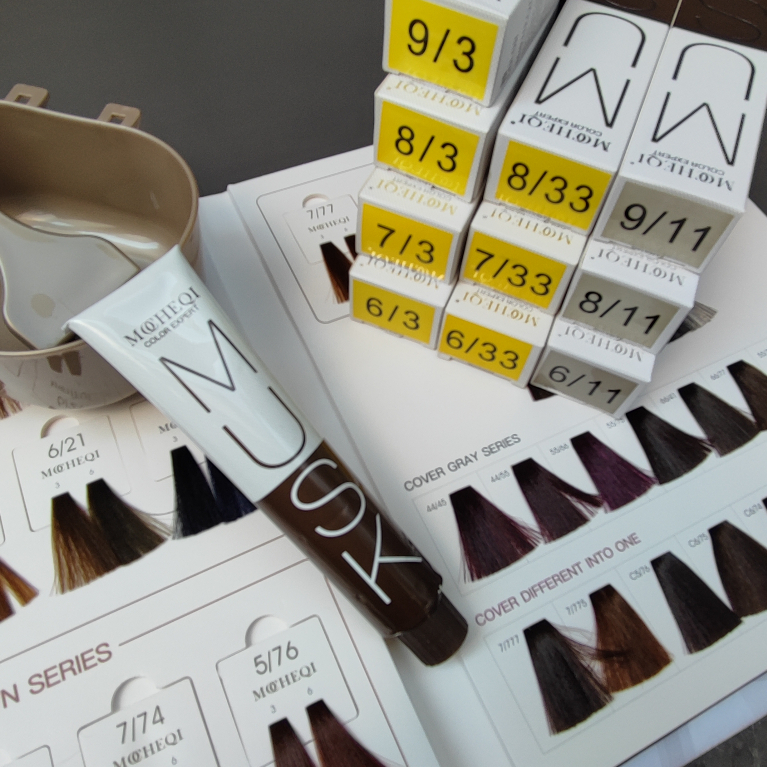Màu nhuộm cơ bản cho Salon tóc MOCHEQI 100ml - Bảng màu 2022