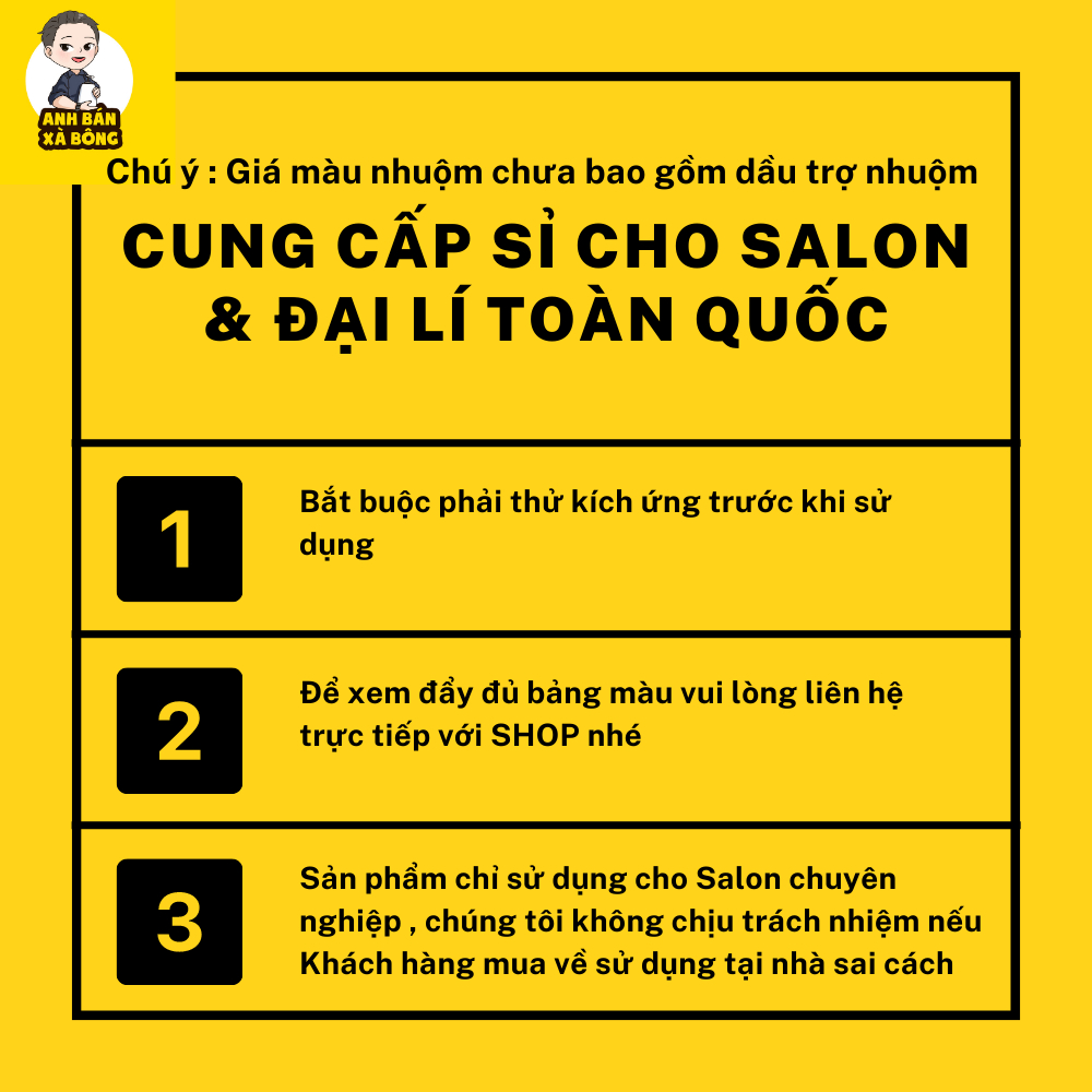 Màu nhuộm cơ bản cho Salon tóc MOCHEQI 100ml - Bảng màu 2022