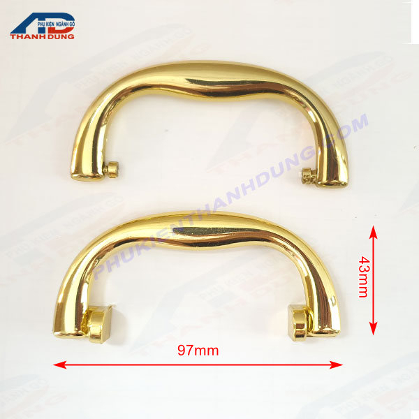 Tay Nắm Nhựa Màu Vàng hộp Quà Tặng