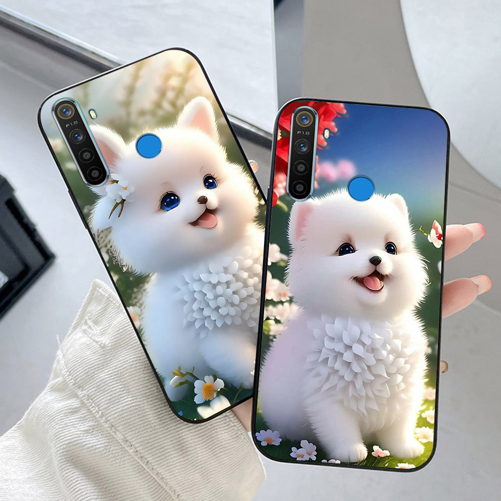 Ốp lưng oppo realme 5 / realme 5 pro / realme c3 / realme 5s in hình chú mèo dễ thương cute