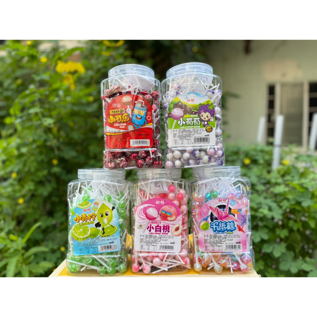 Kẹo Mút Mini Trái Cây Cầu Vồng Cho Bé