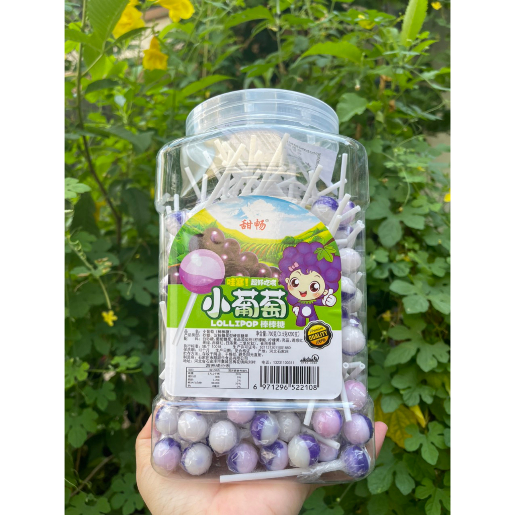 Kẹo Mút Mini Trái Cây Cầu Vồng Cho Bé