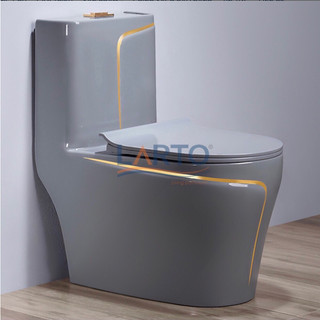 BỒN CẦU LARTO_LTBC-6807. Bồn cầu nguyên khối cao cấp.