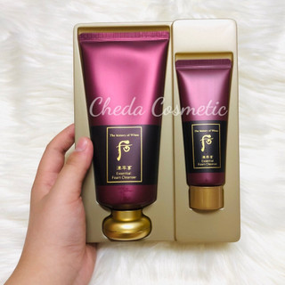 Sữa rửa mặt Whoo Đỏ Hoàng Cung Chống Lão Hóa Essential Cleansing Foam Special Set.